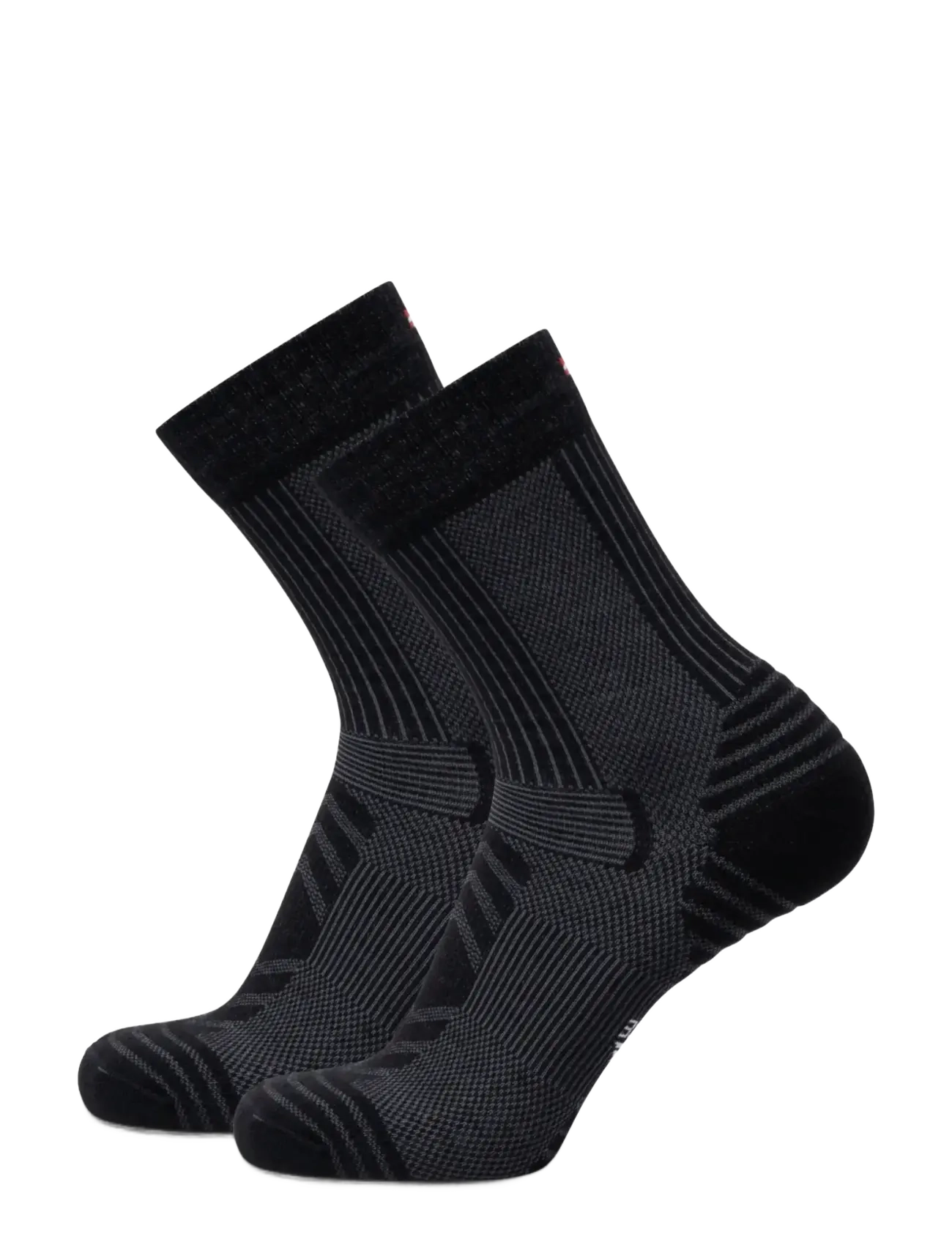 Danish Endurance - Light Hiking Crew Socks 1-pack - Íþróttasokkar - black - 3