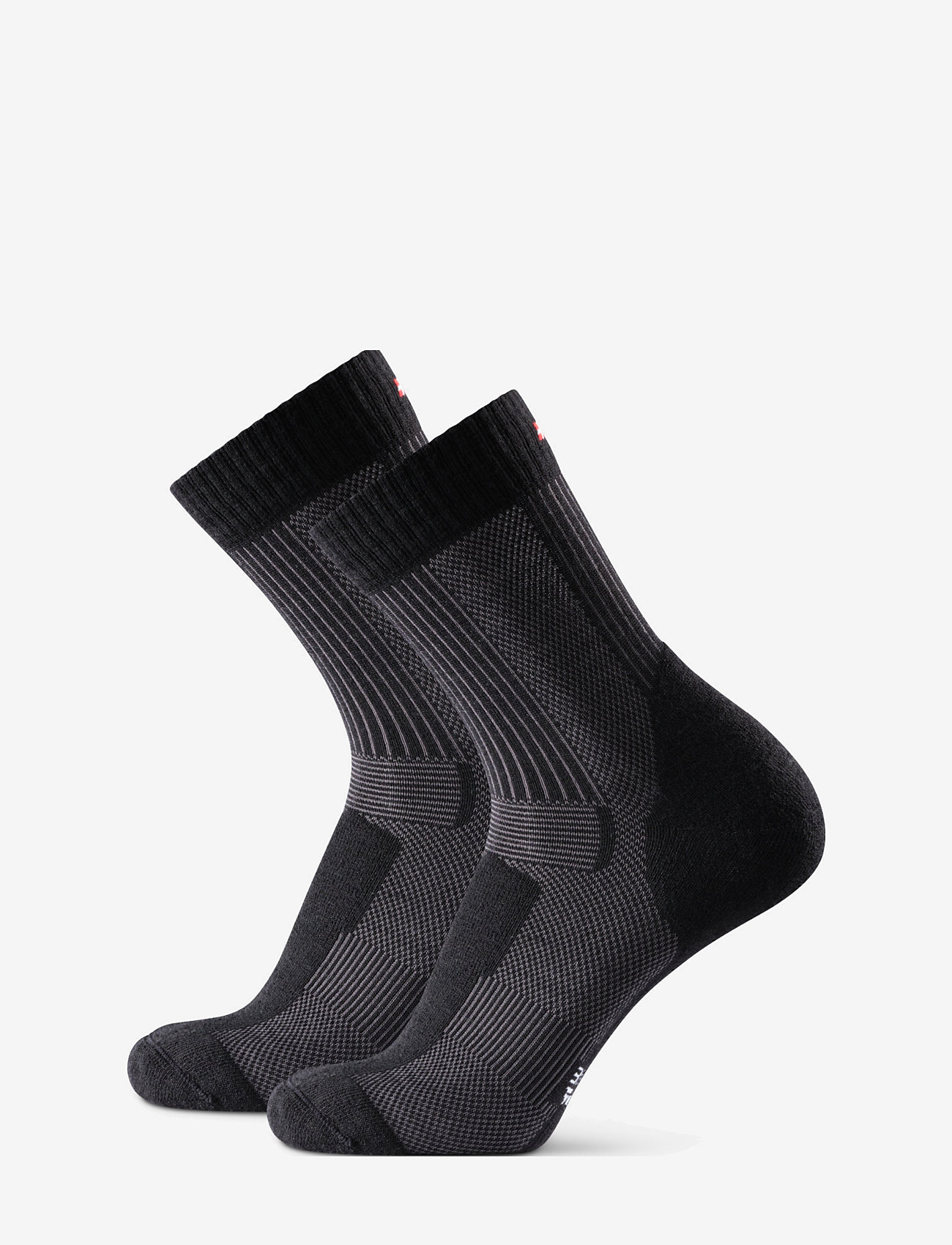 Danish Endurance - Hiking Light Socks 1-pack - träningsstrumpor - black - 4