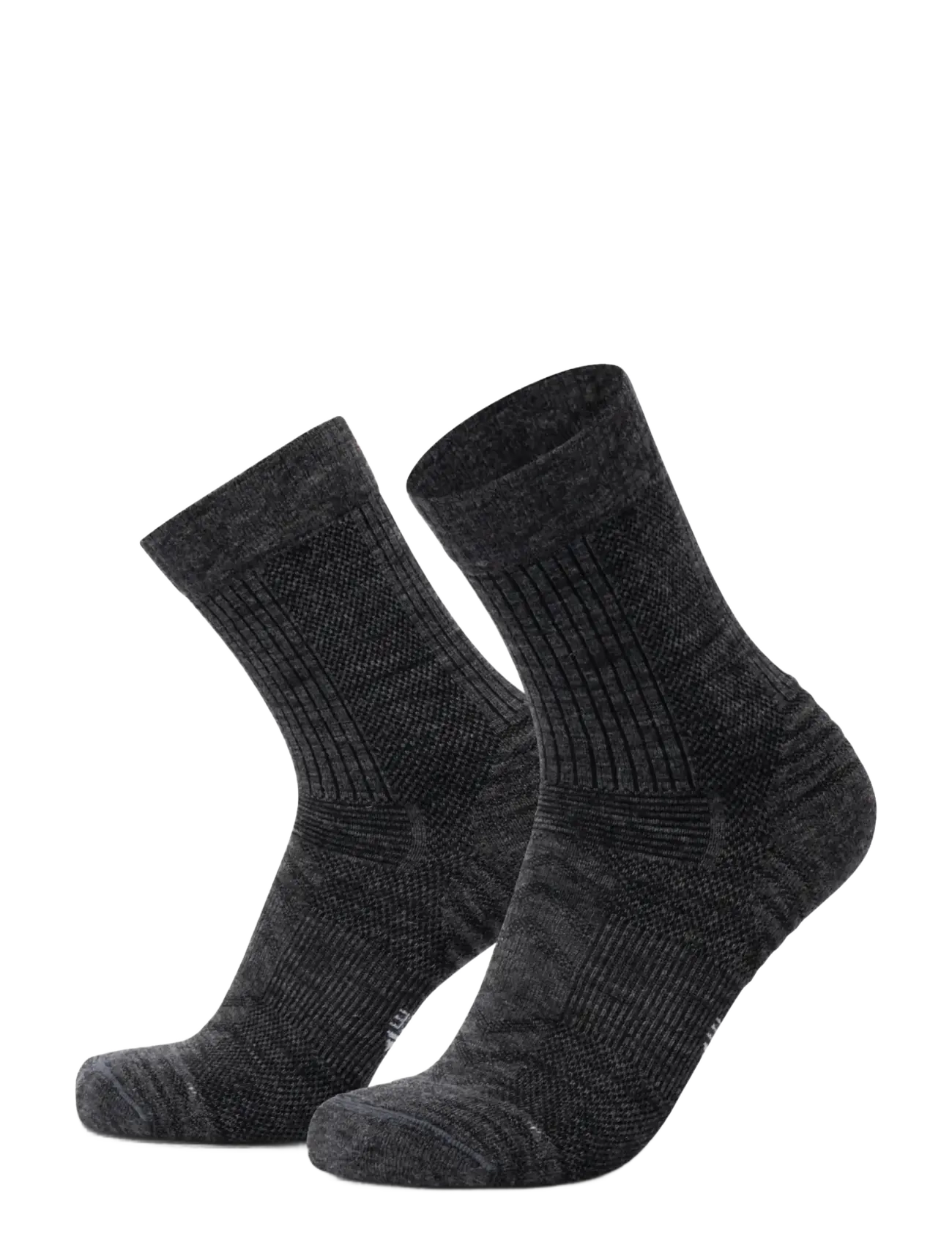 Danish Endurance Light Hiking Crew Socks 1-pack - Danish Endurance - DARK GREY / grey