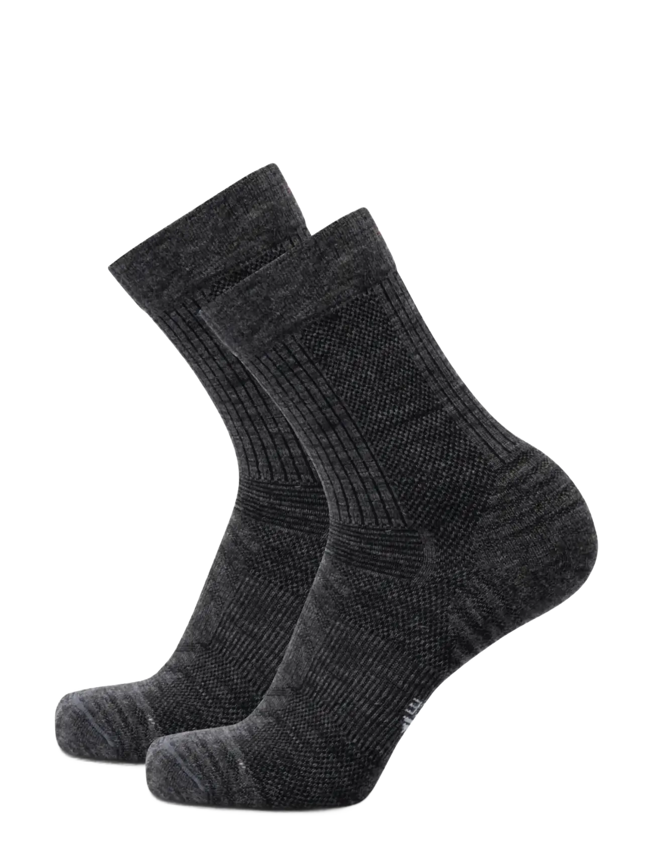 Danish Endurance - Light Hiking Crew Socks 1-pack - Íþróttasokkar - dark grey - 3