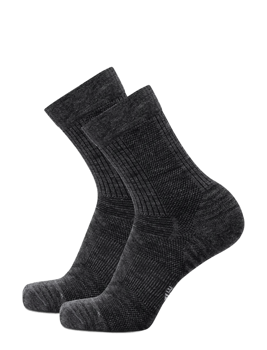 Danish Endurance - Light Hiking Crew Socks 1-pack - Íþróttasokkar - dark grey - 3
