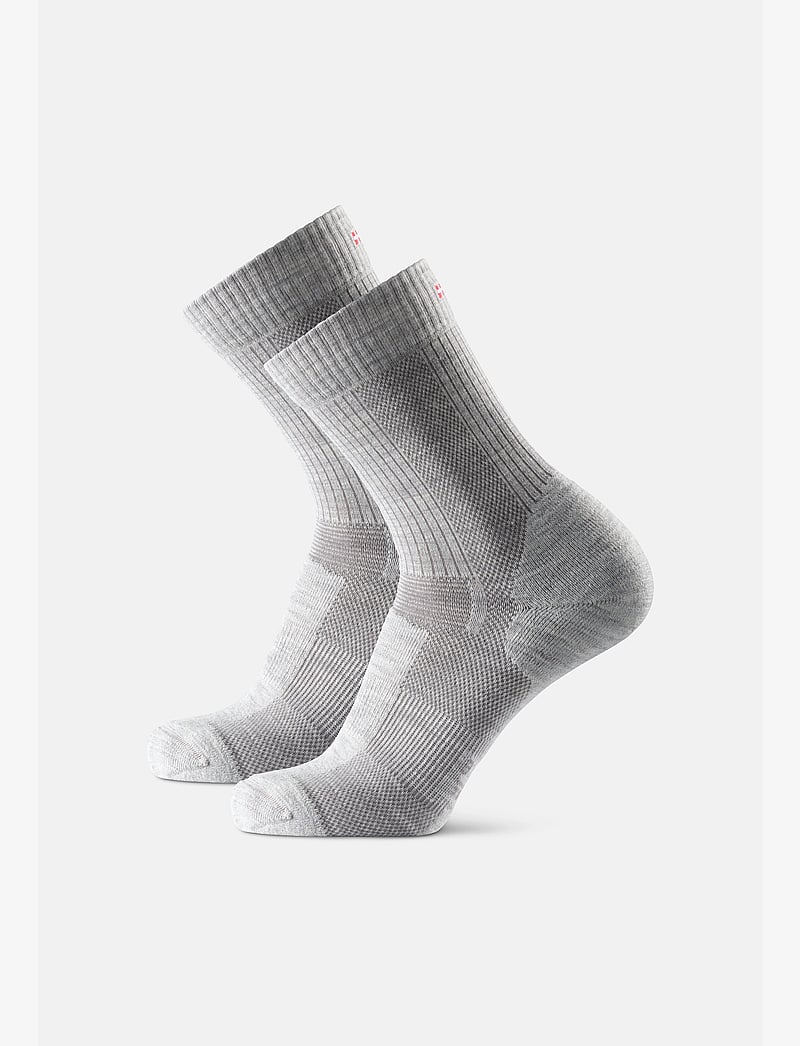 Danish Endurance - Light Hiking Crew Socks 1-pack - strümpfe - light grey - 3