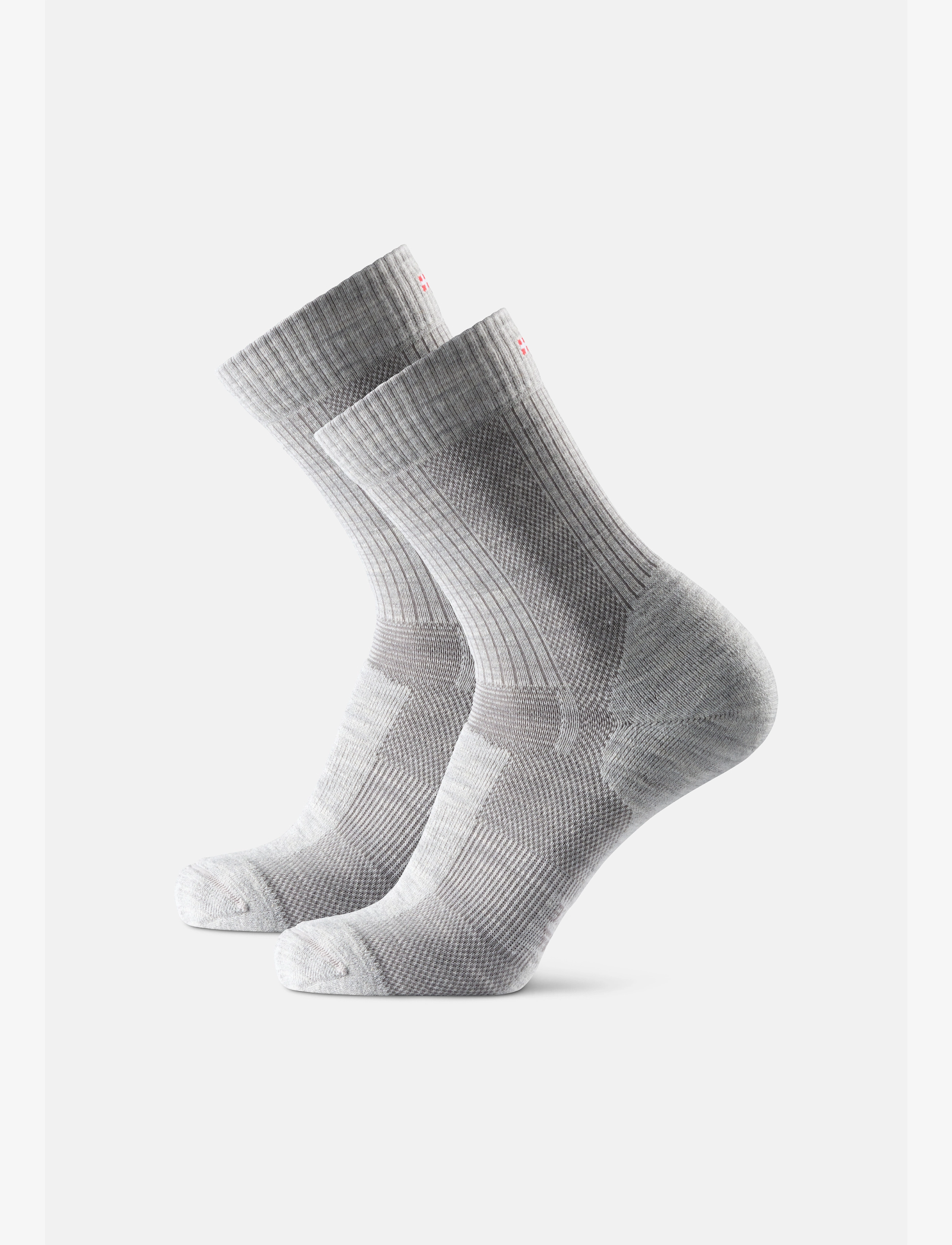 Danish Endurance - Light Hiking Crew Socks 1-pack - kousen - light grey - 3