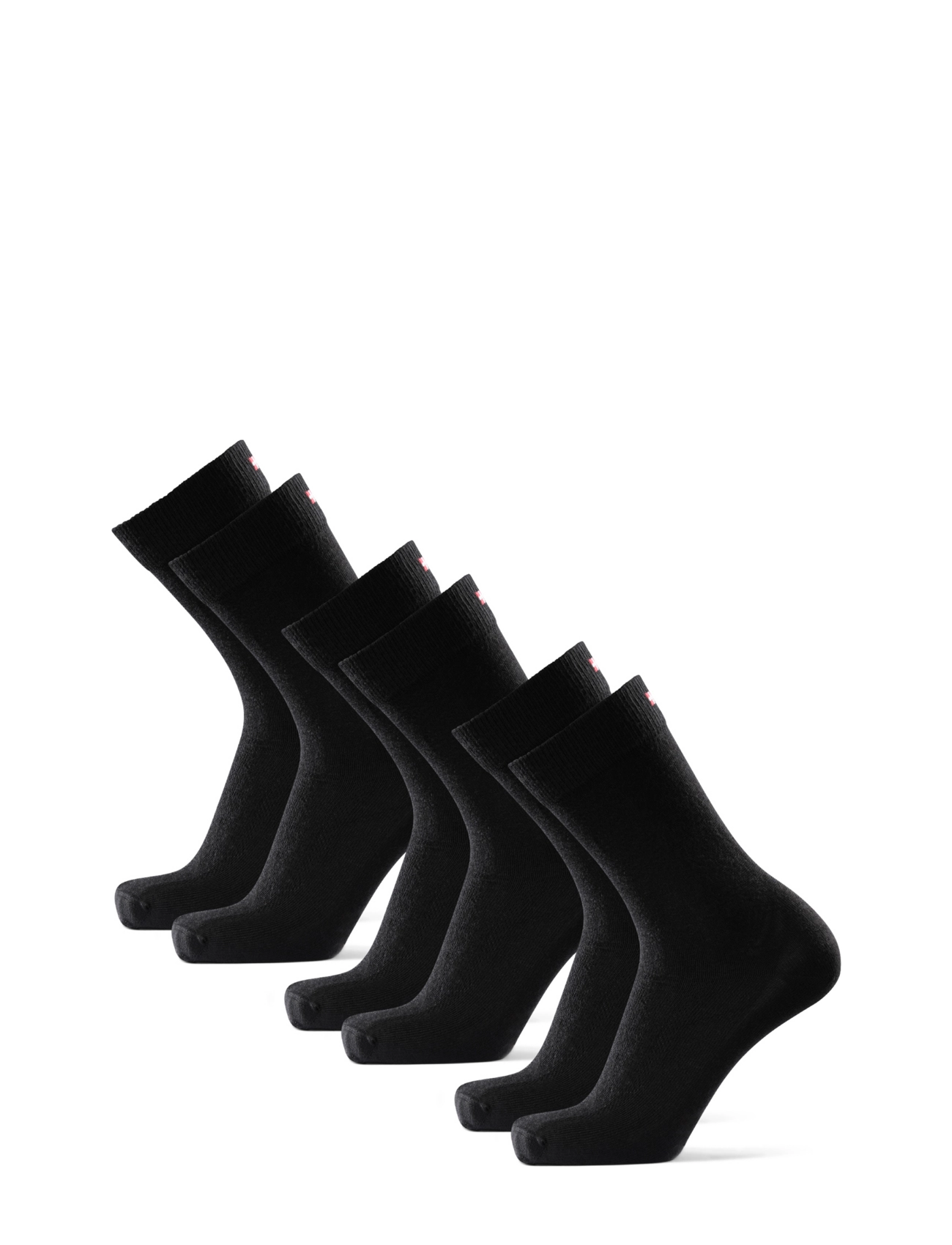 Danish Endurance - Merino Crew Socks 3-pack - sportstrømper - black - 3