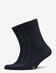 Danish Endurance - Merino Dress Socks 3-pack - laveste priser - navy blue - 0