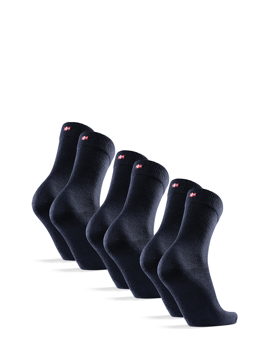 Danish Endurance - Merino Crew Socks 3-pack - strümpfe - navy blue - 2