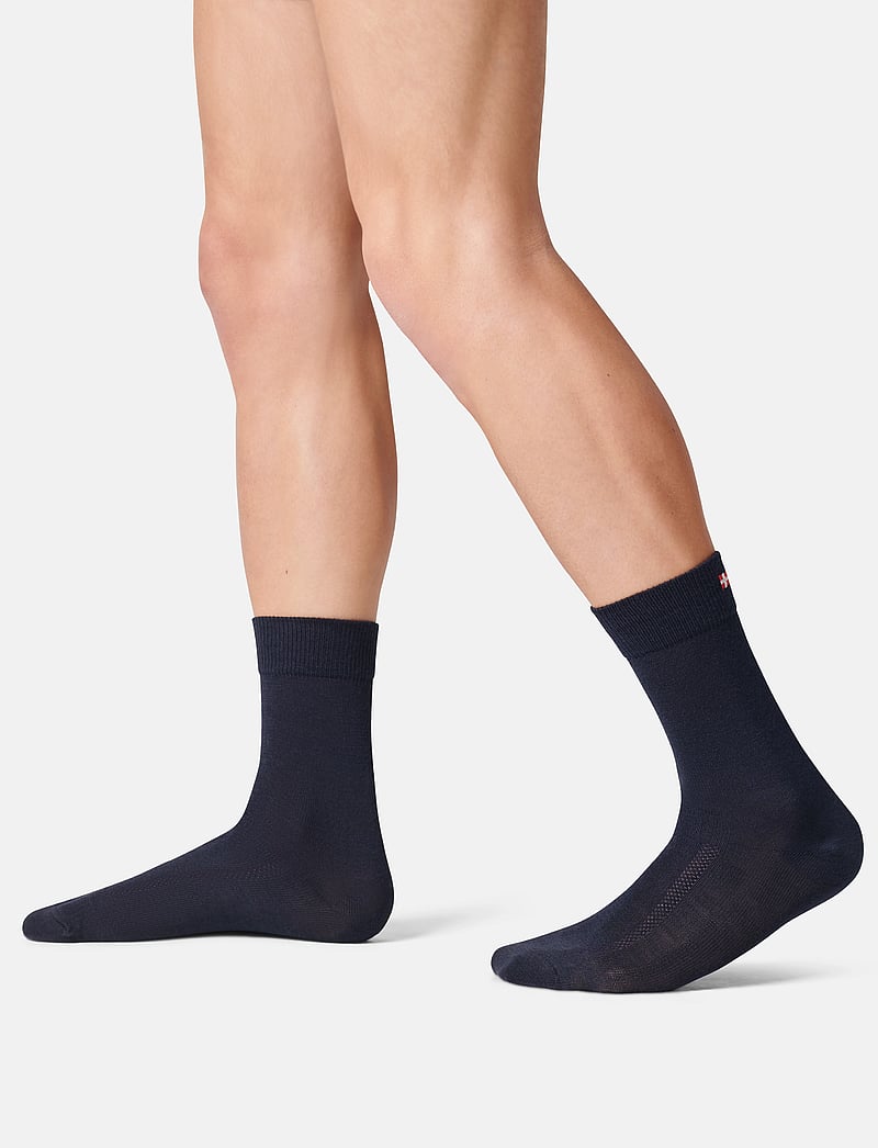 Danish Endurance - Merino Crew Socks 3-pack - sportsocken - navy blue - 0