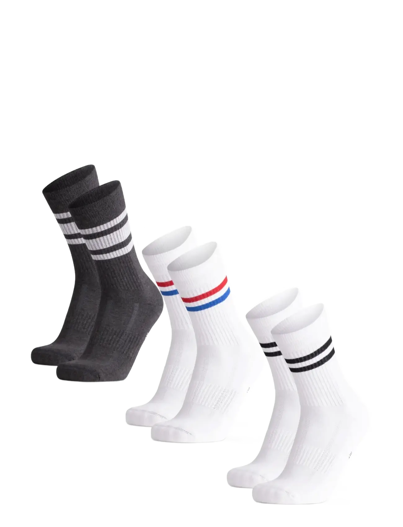 MC (1XGREY/WHITE, 1XWHITE/BLACK, 1XRED/BLUE STRIPE)