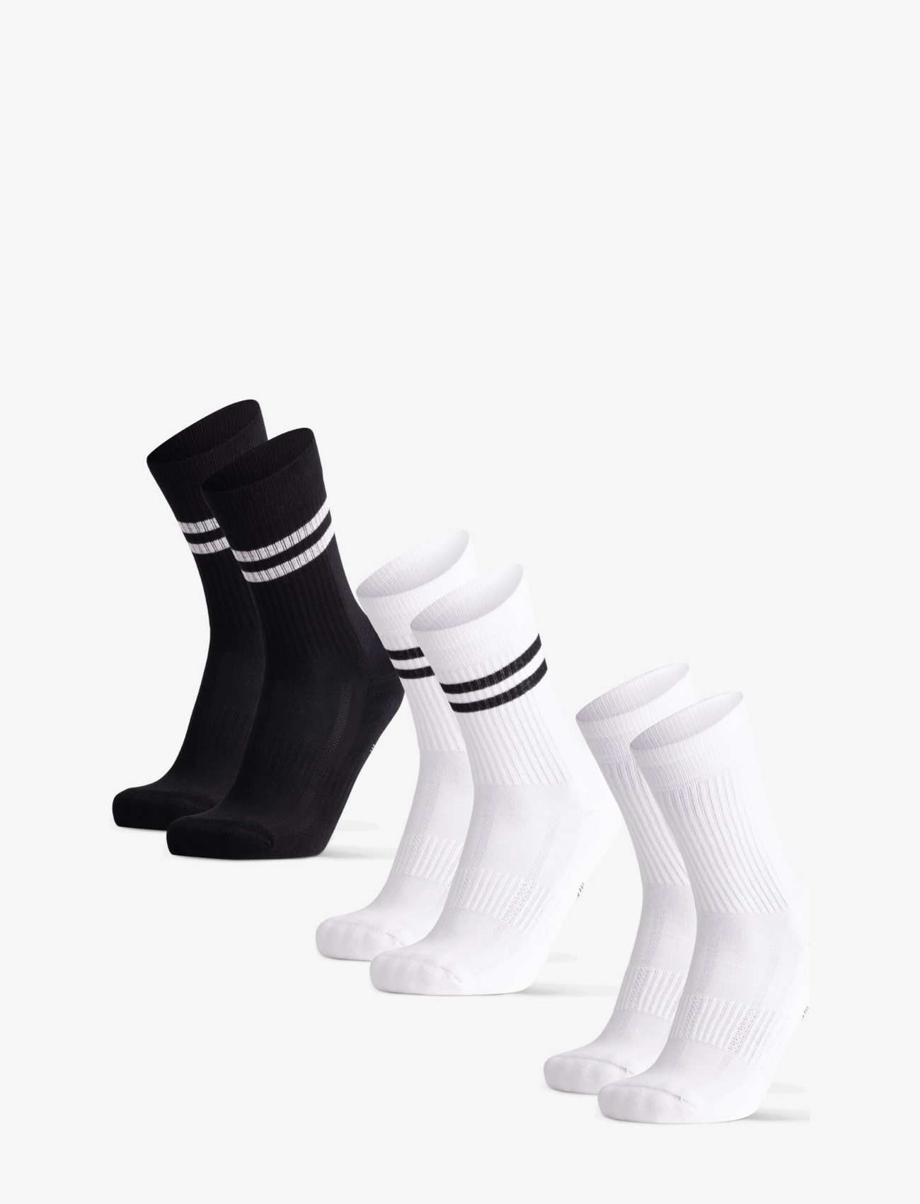 Dänisch ENDURANCE Tennis Crew Socken 3-Pack Patterned - 39-42 - Damen