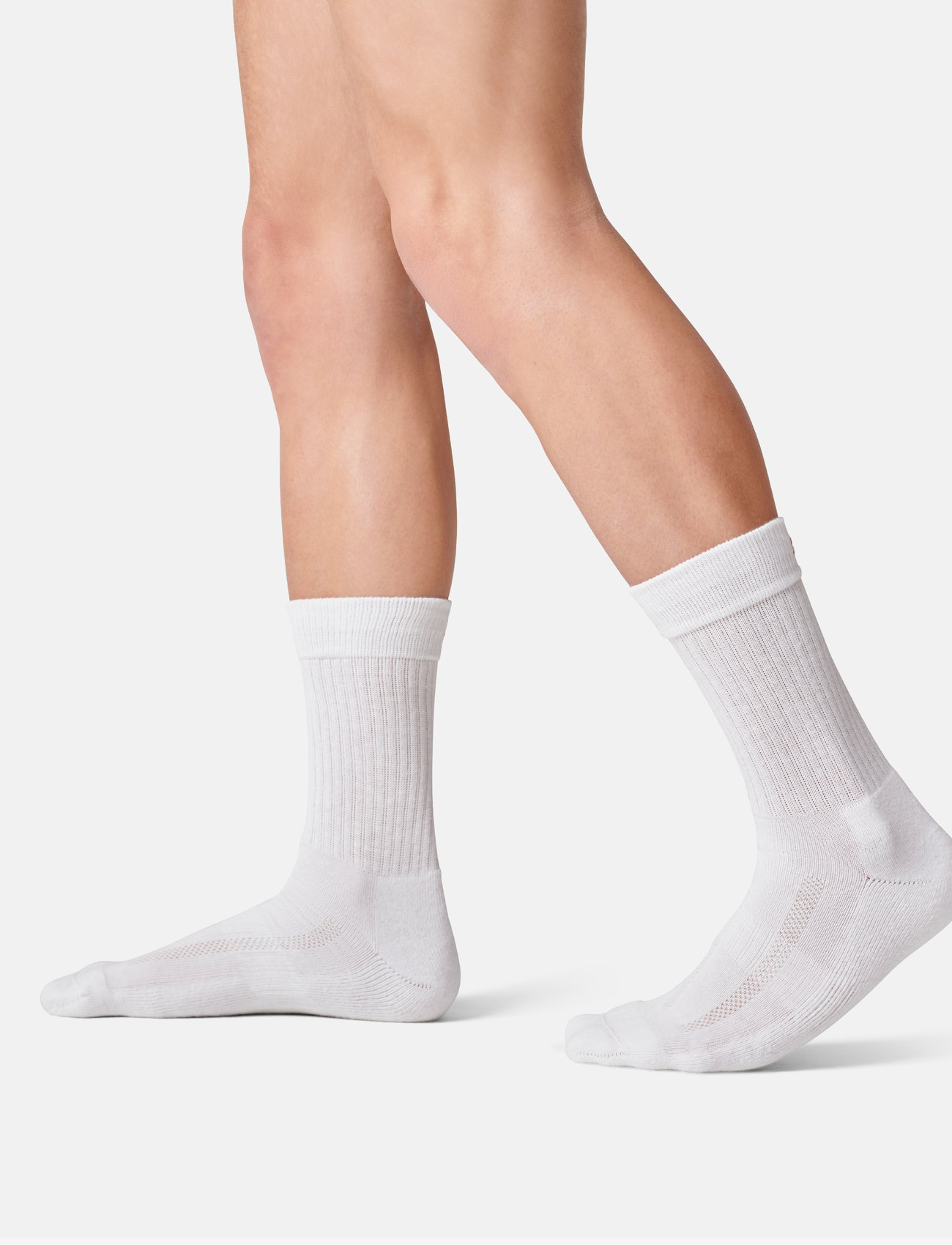Danish Endurance - Tennis Crew Socks 3-pack - vanlige sokker - multicolour (1x black/white, 1x white, 1x white/black) - 0