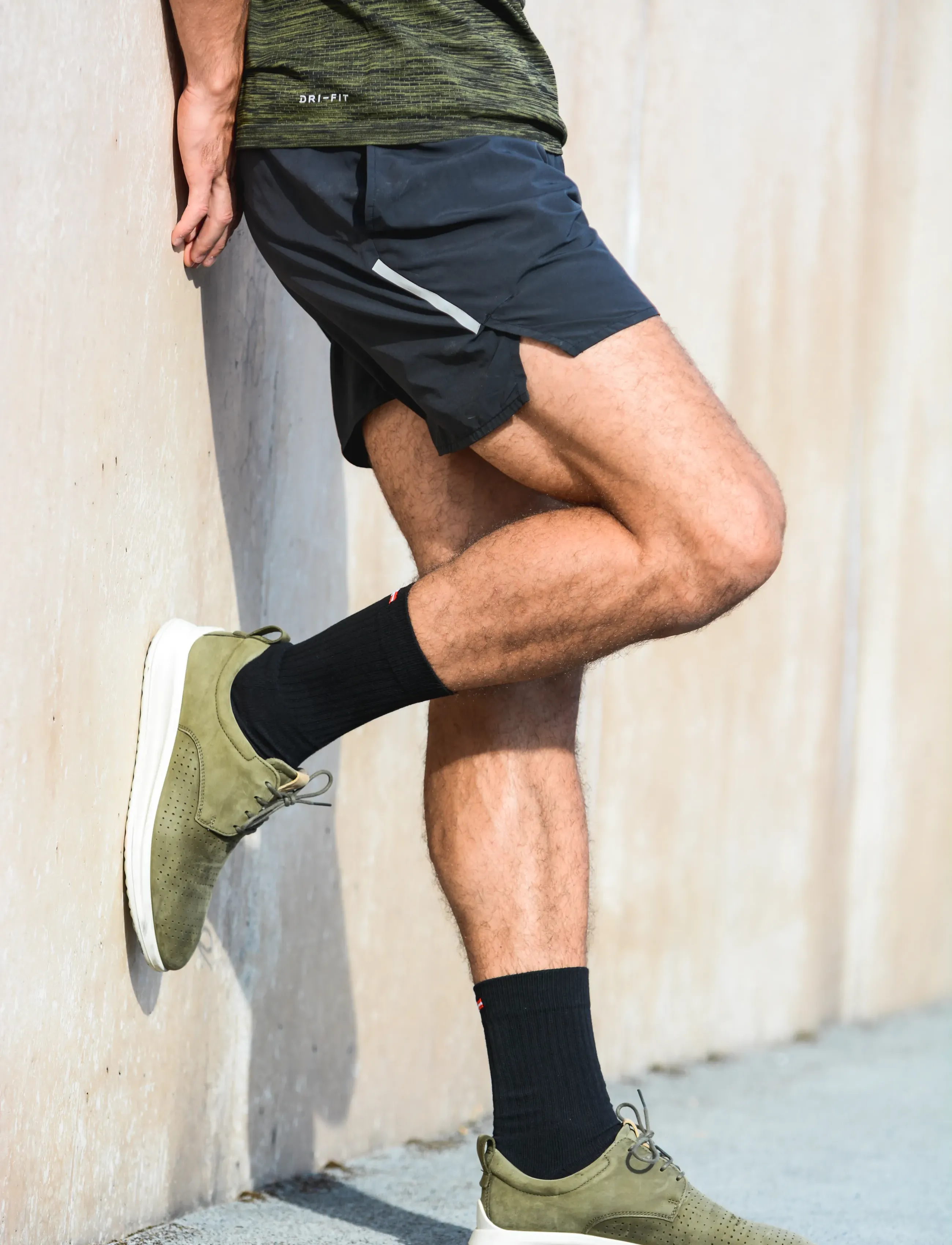 Danish Endurance - Tennis Crew Socks 3-pack - strümpfe - black - 0