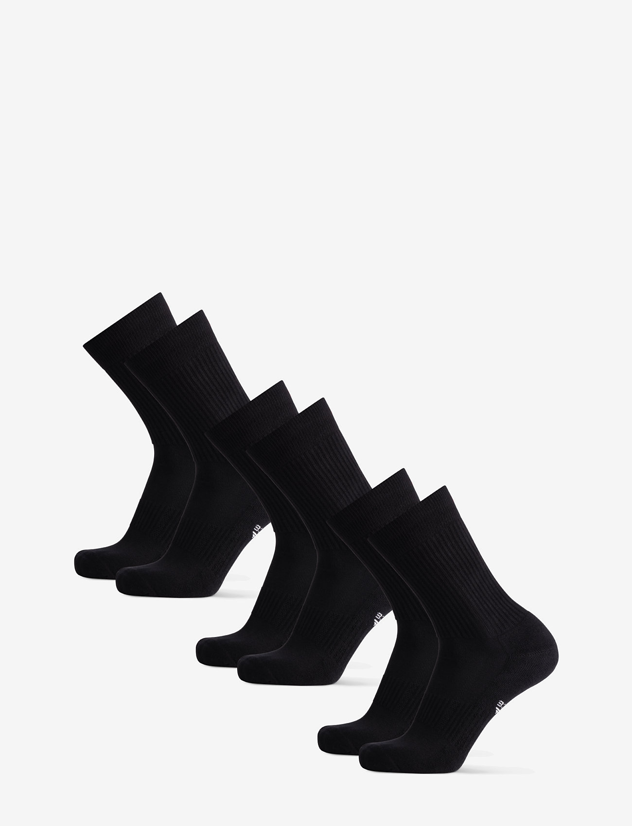 Danish Endurance - Tennis Performance Crew Socks 3 Pack - träningsstrumpor - black - 2