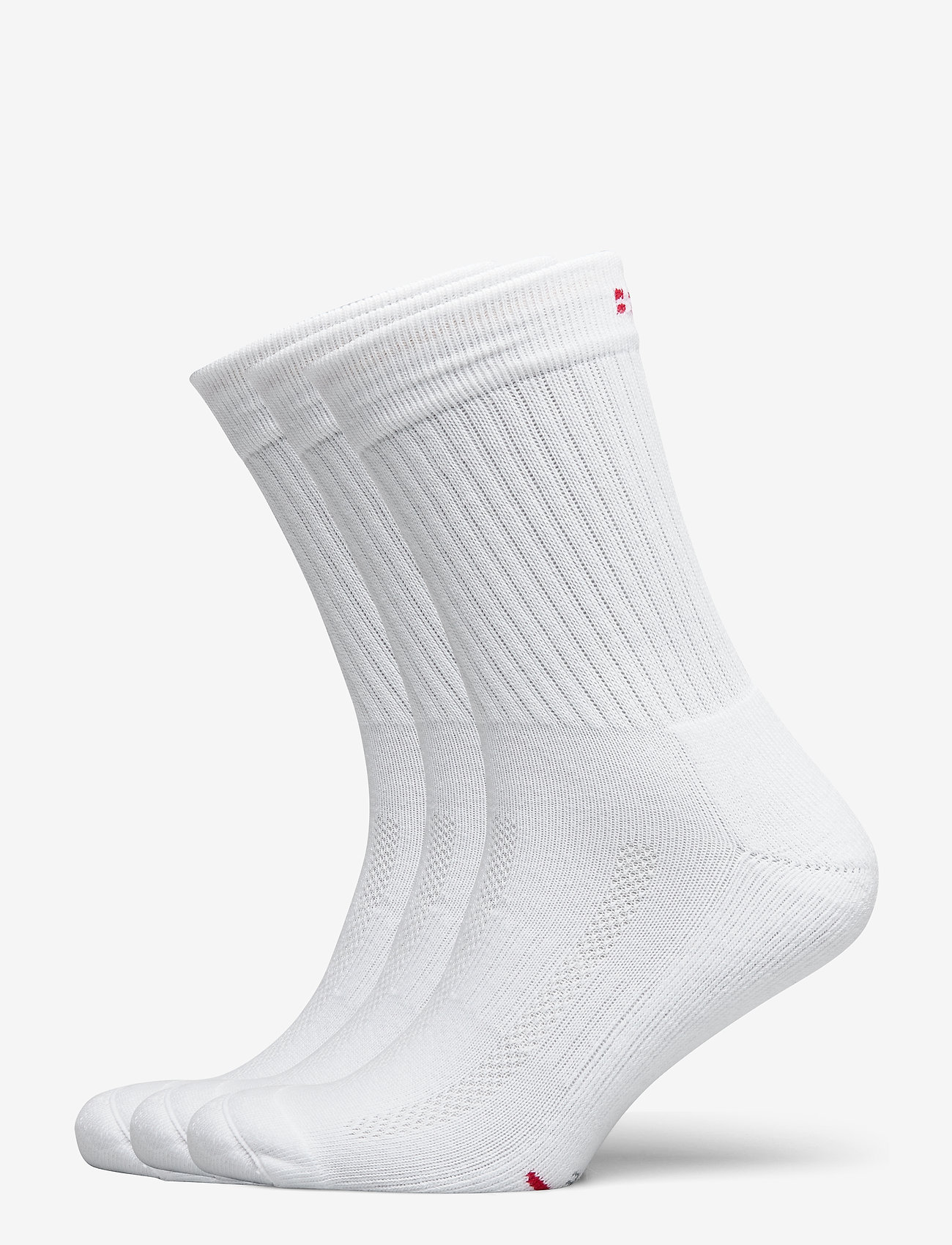Danish Endurance - Tennis Crew Socks 3-pack - tavalliset sukat - white - 1