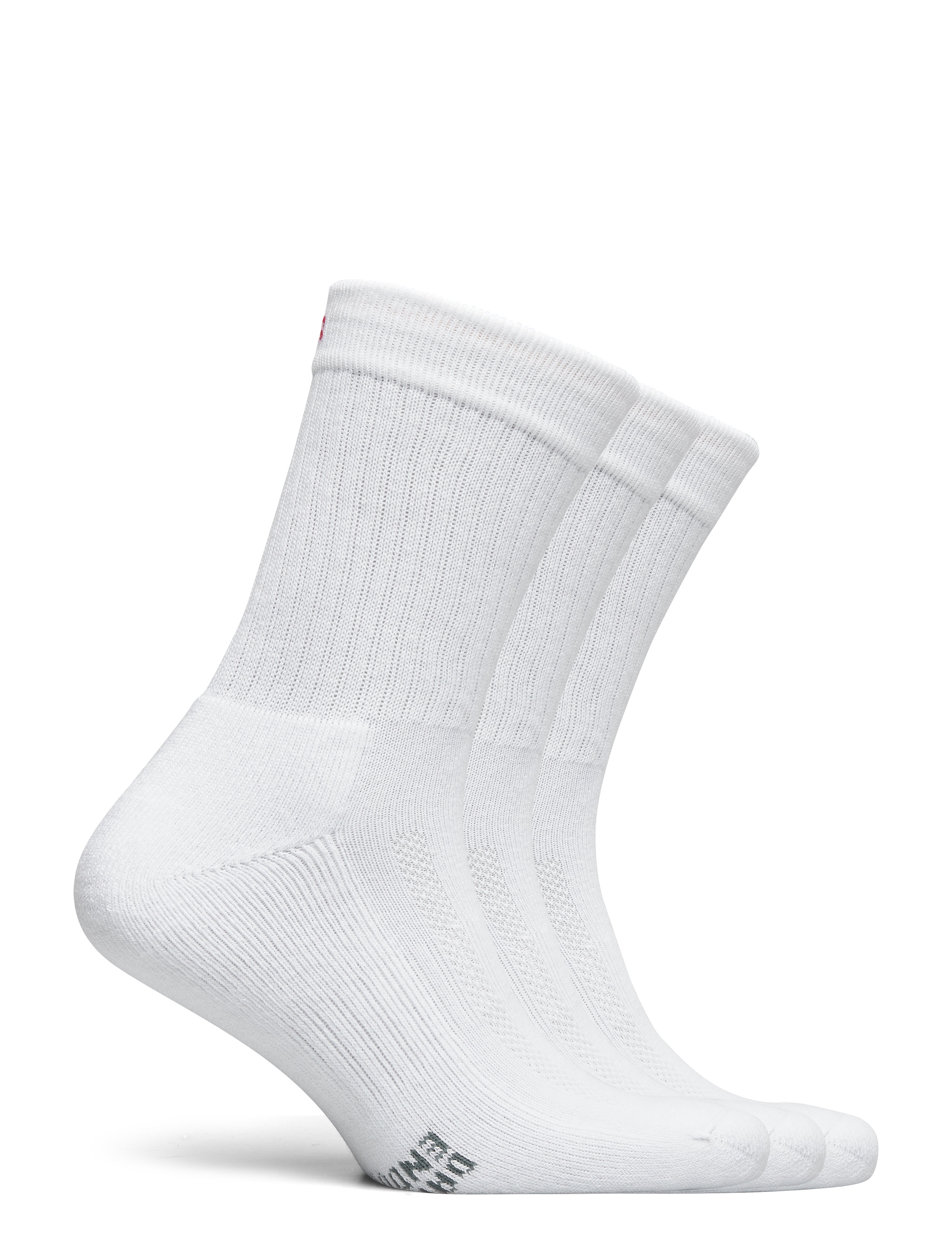 Danish Endurance - Tennis Crew Socks 3-pack - spordisokid - white - 4