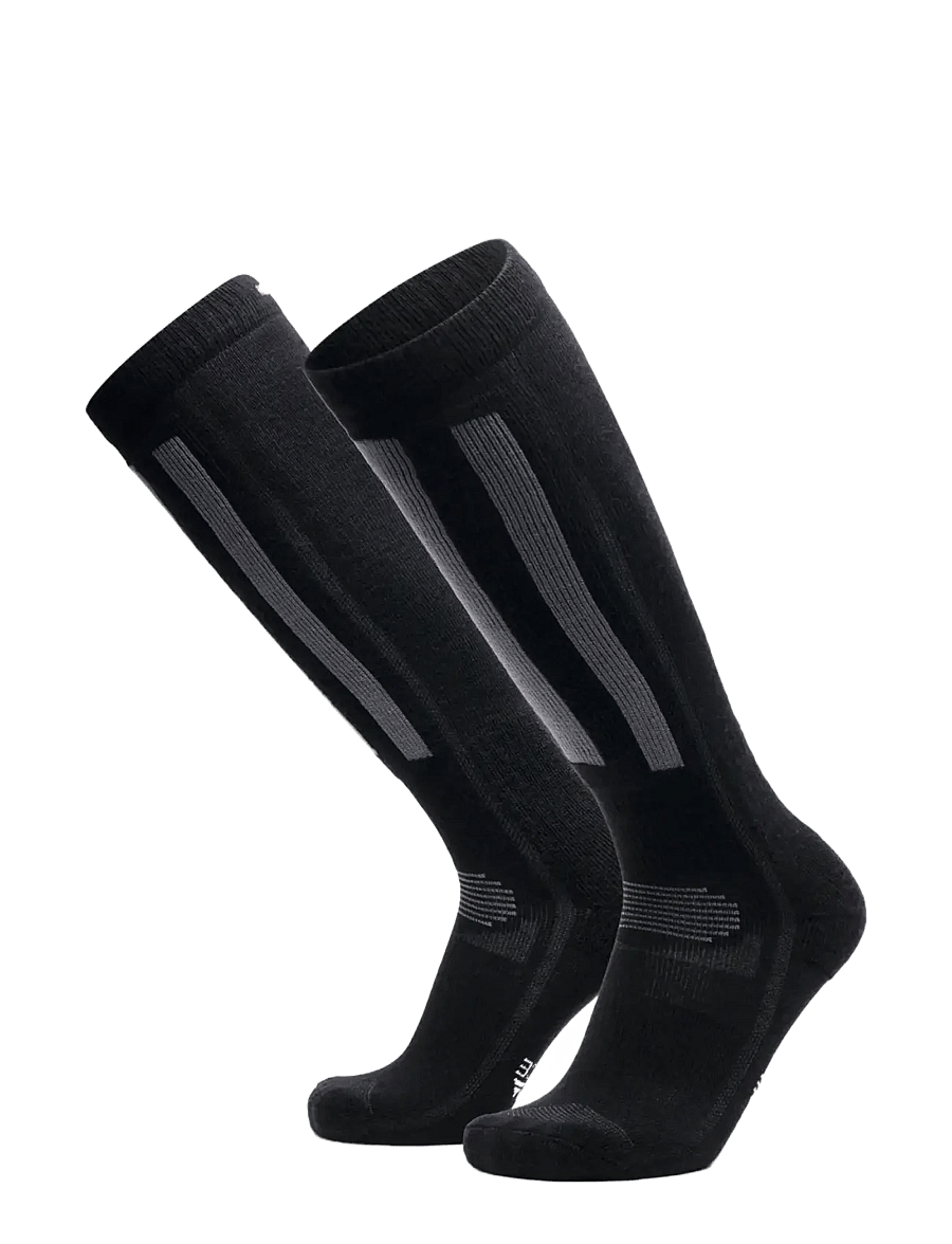 Danish Endurance - Alpine Ski Socks 1-pack - strümpfe - black/dark grey - 1