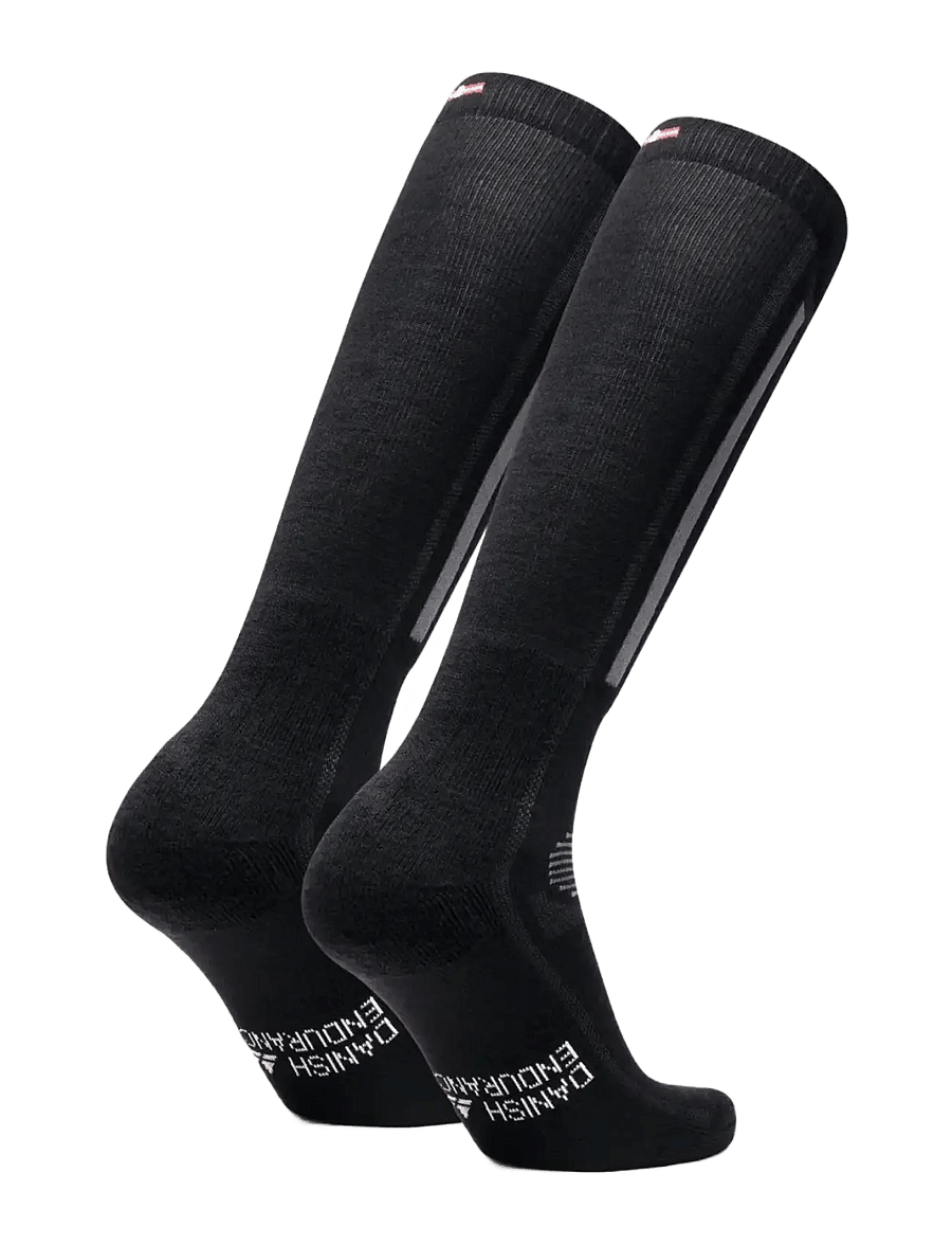 Danish Endurance - Alpine Ski Socks 1-pack - strümpfe - black/dark grey - 2