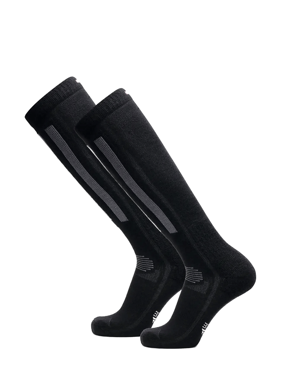 Danish Endurance - Alpine Ski Socks 1-pack - strümpfe - black/dark grey - 3