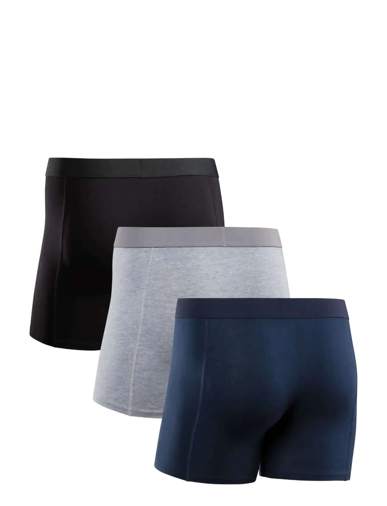 Danish Endurance - Classic Trunks (Men) 3-pack - boxers - multicolour (black, navy blue, grey) - 2