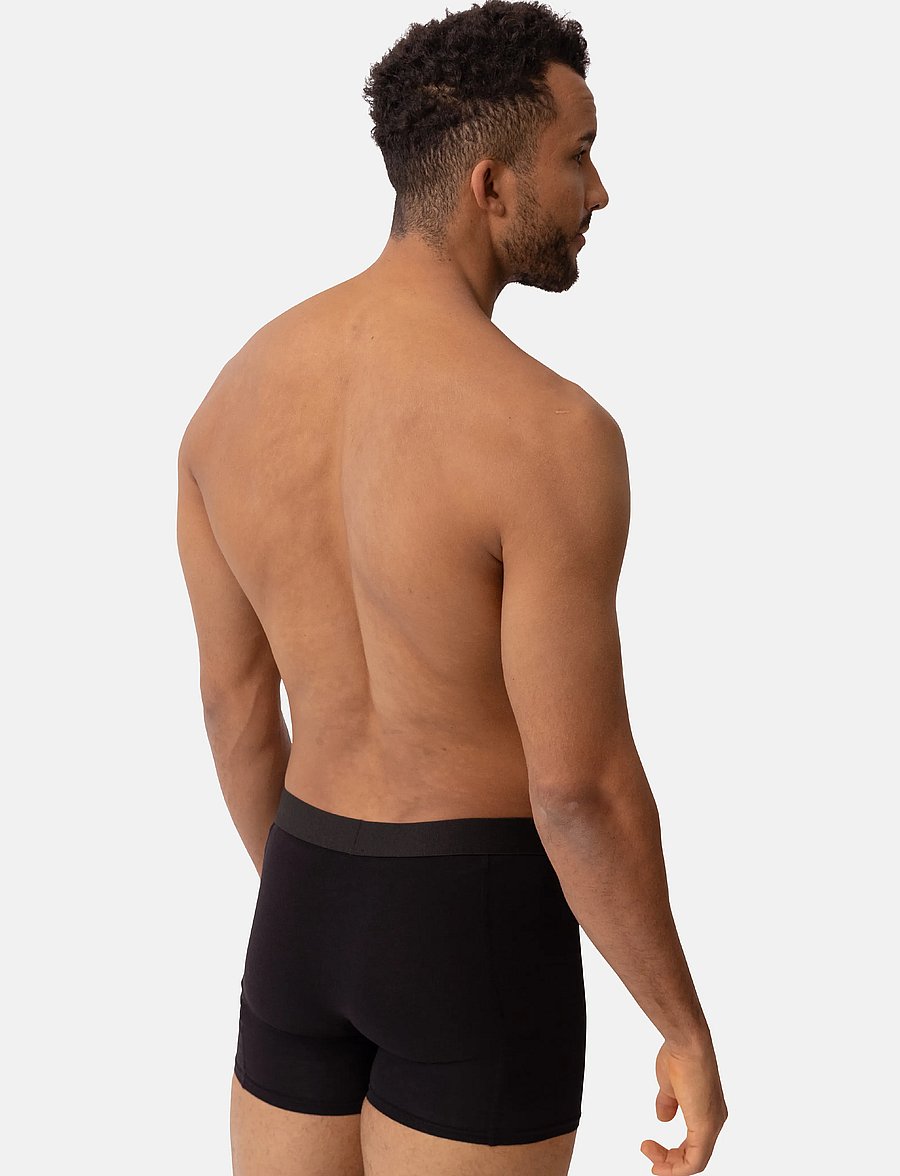Danish Endurance - Classic Trunks (Men) 3-pack - boxers - multicolour (black, navy blue, grey) - 4