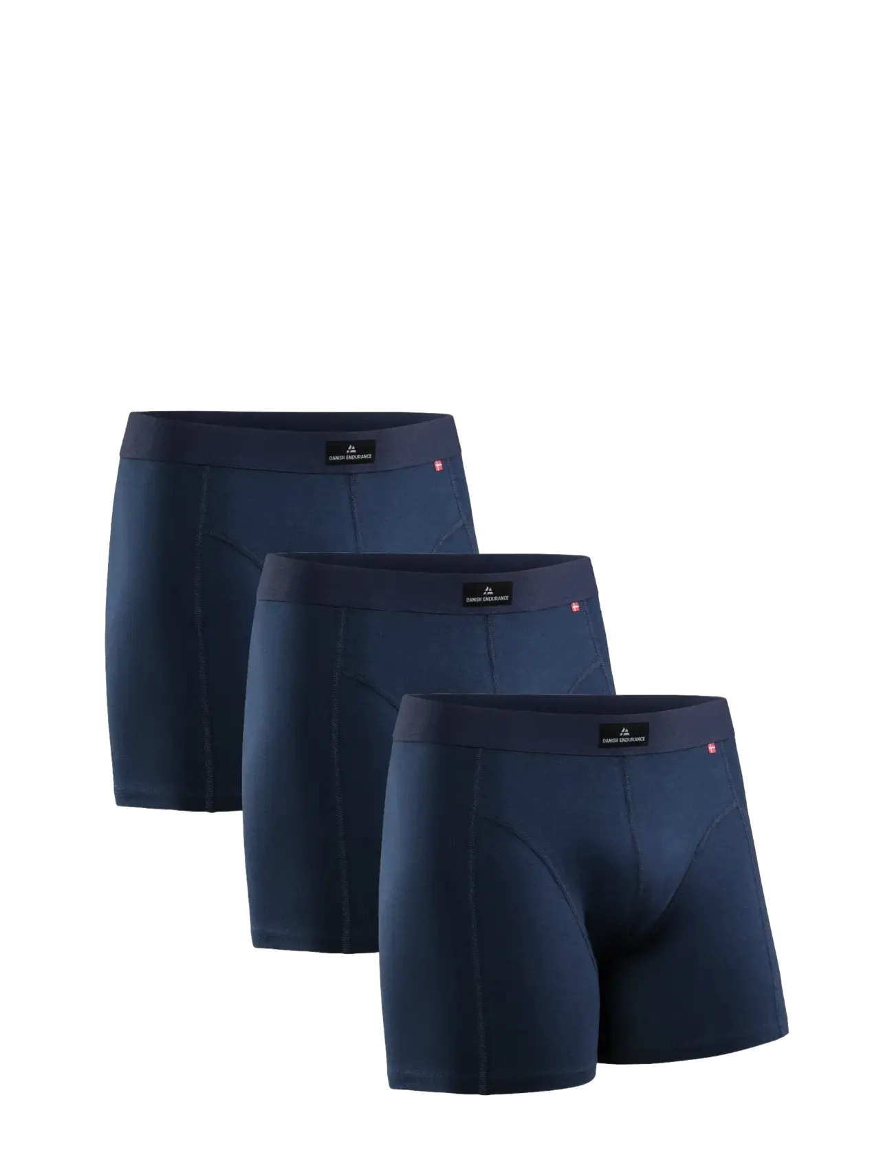 Danish Endurance Classic Trunks (Men) 3-Pack, M, Sport, Blau - Boxers, Männerswear