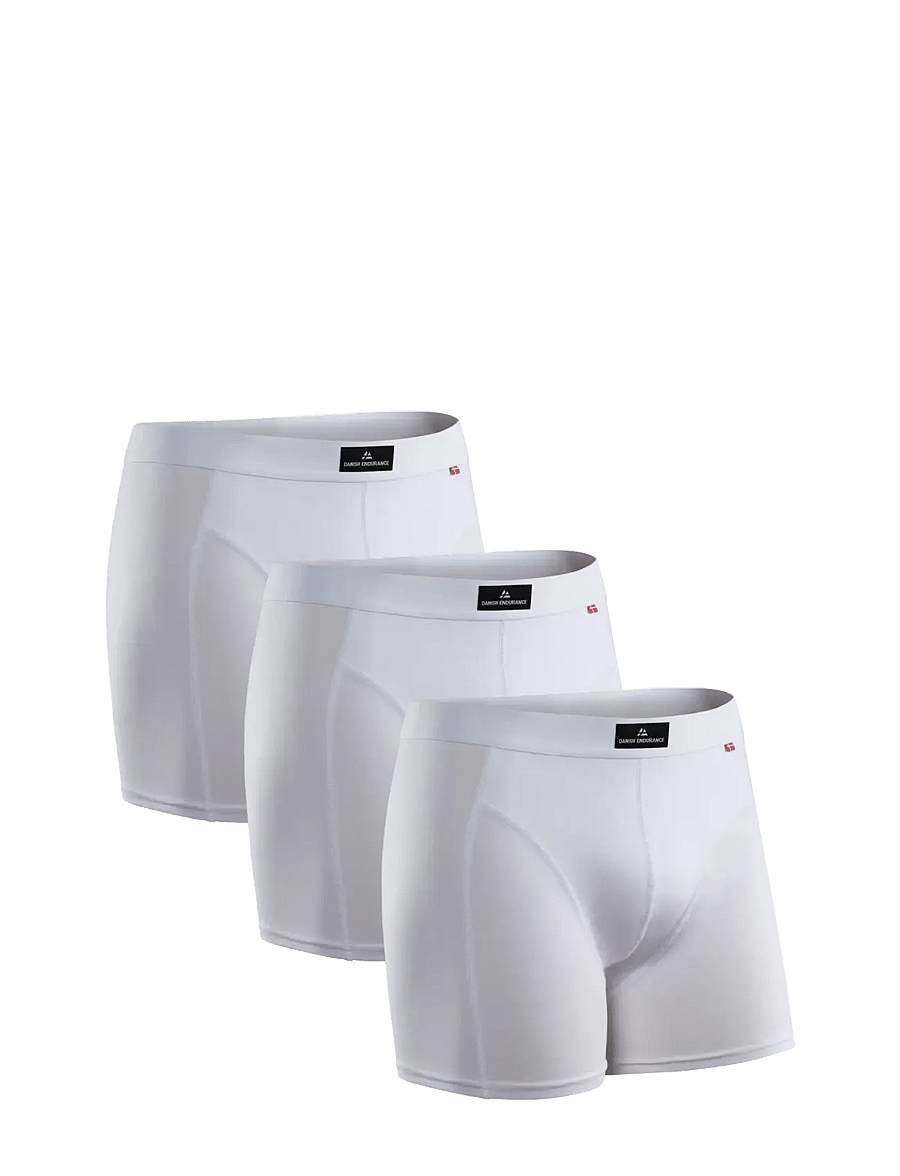 Danish Endurance - Classic Trunks (Men) 3-pack - boxers - white - 1