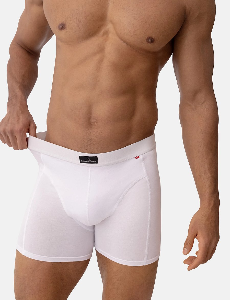 Danish Endurance - Classic Trunks (Men) 3-pack - boxers - white - 0