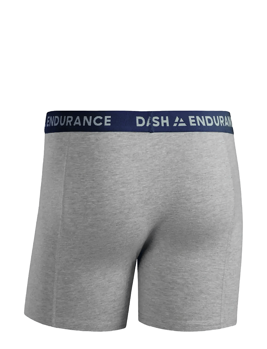 Danish Endurance - Classic Trunks (Men) 3-pack - bokseršorti - mc (2xgrey/black, 2xgrey/navy blue, 2xgrey/bordeaux) - 2