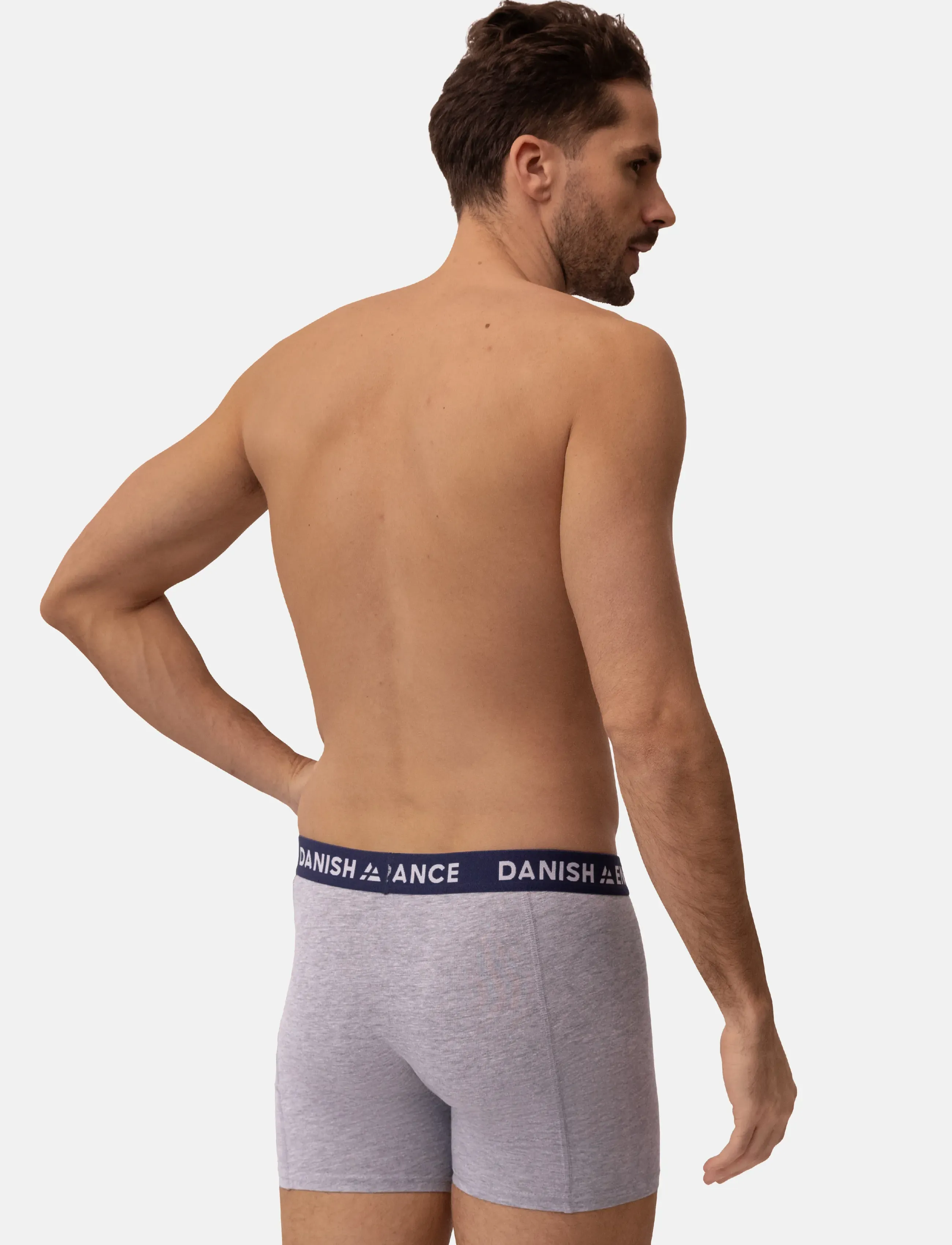 Danish Endurance - Classic Trunks (Men) 3-pack - bokseršorti - mc (2xgrey/black, 2xgrey/navy blue, 2xgrey/bordeaux) - 3