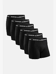 Danish Endurance - Men's Classic Trunks 6-pack - onderbroeken - black - 0