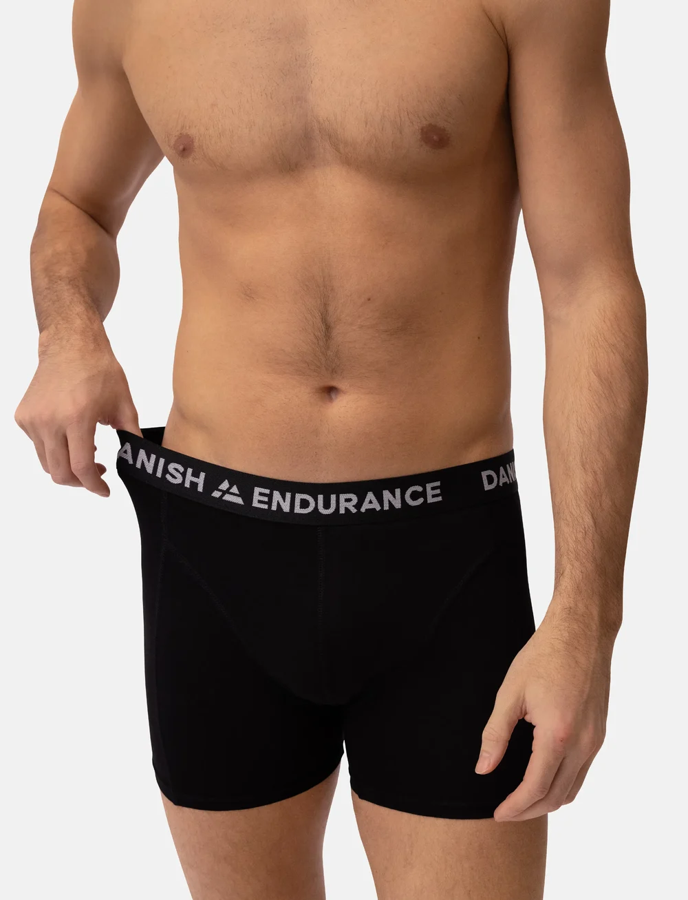Danish Endurance - Men's Cotton Boxer Shorts - boxer briefs - black - 3