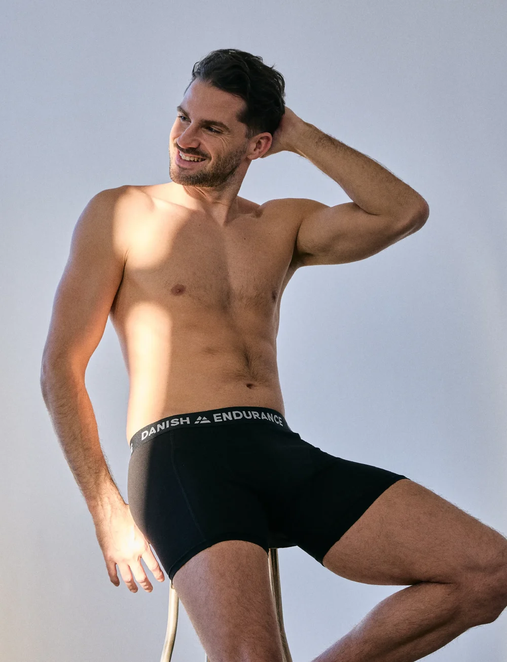 Danish Endurance - Men's Cotton Boxer Shorts - boxer briefs - black - 4