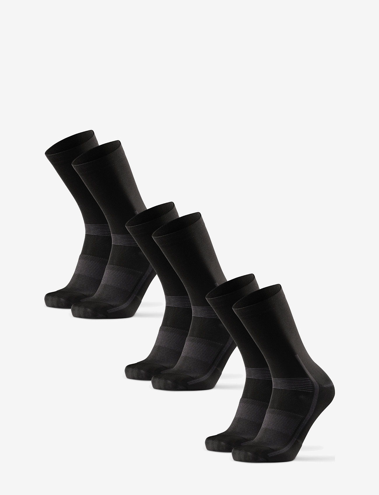 Danish Endurance - High Cycling Socks 3 Pack - sport socks - black - 1