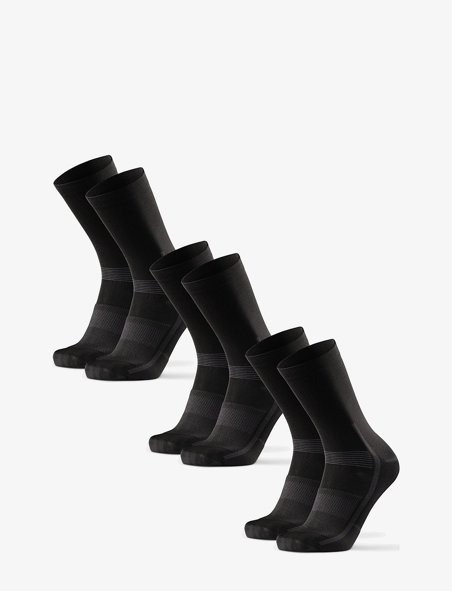 Danish Endurance - Aero Cycling Crew Socks 3-pack - strümpfe - black - 1