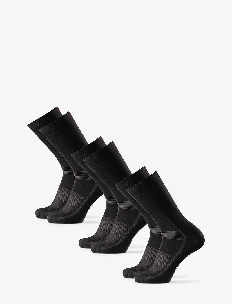 Danish Endurance - Aero Cycling Crew Socks 3-pack - sportsocken - black - 3