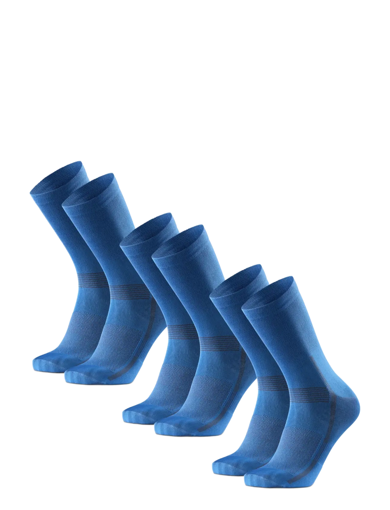 Danish Endurance Aero Cycling Crew Socks 3-pack - Danish Endurance - BLUE / blue