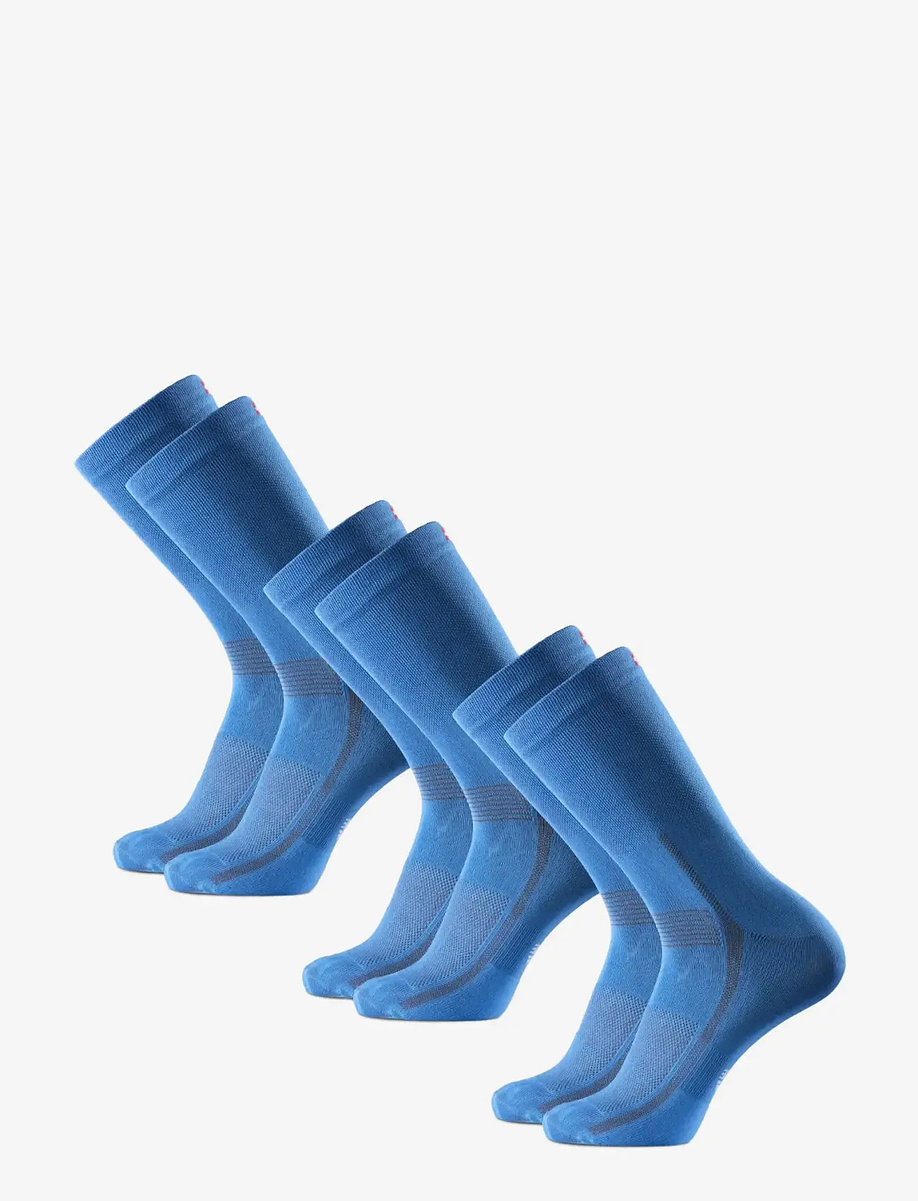 Danish Endurance - Aero Cycling Crew Socks 3-pack - sportstrømper - blue - 3