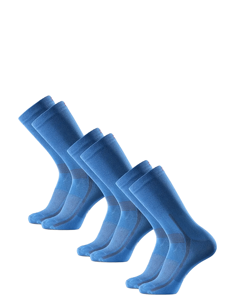 Danish Endurance - Aero Cycling Crew Socks 3-pack - sportstrømper - blue - 3