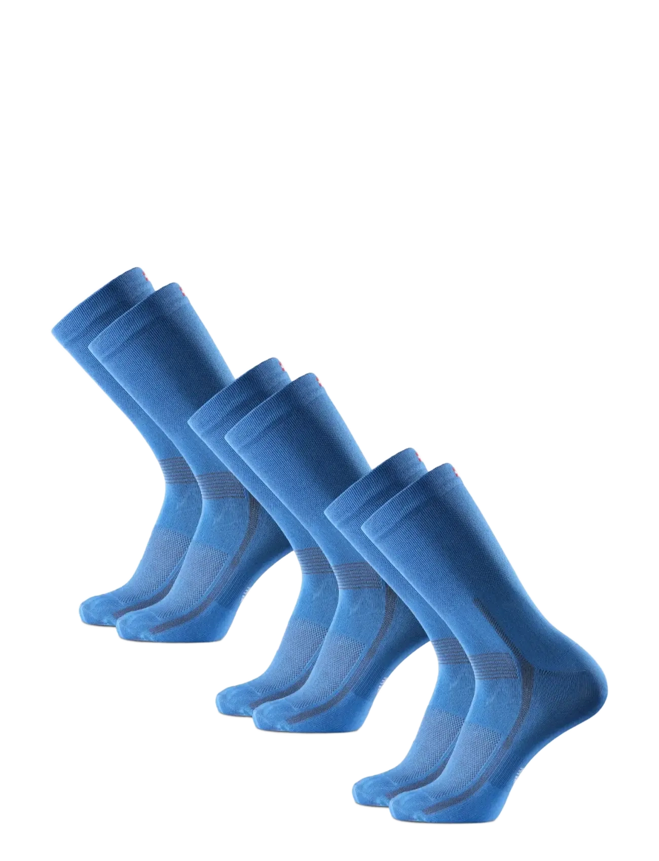 Danish Endurance - Aero Cycling Crew Socks 3-pack - laveste priser - blue - 3