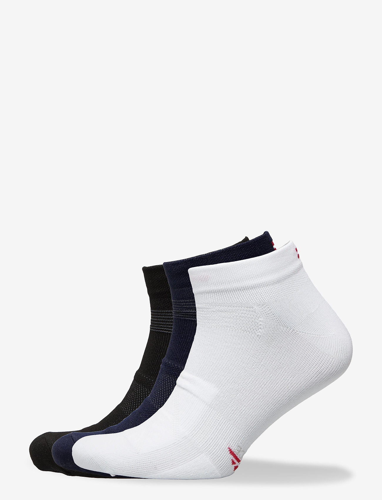Danish Endurance - Cycling Low-Cut Socks 3-pack - sportstrømper - multicolor (1x black, 1x blue, 1x white/stripes) - 0