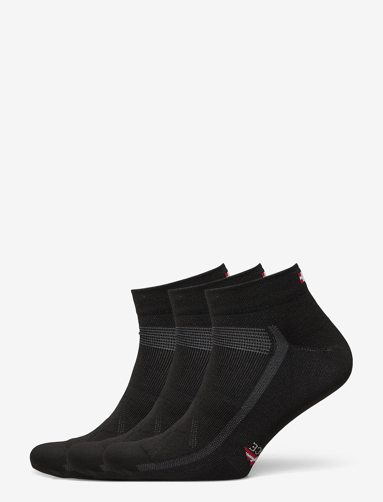 Danish Endurance - Low Cut Cycling Socks 3 Pack - ankle socks - black - 0