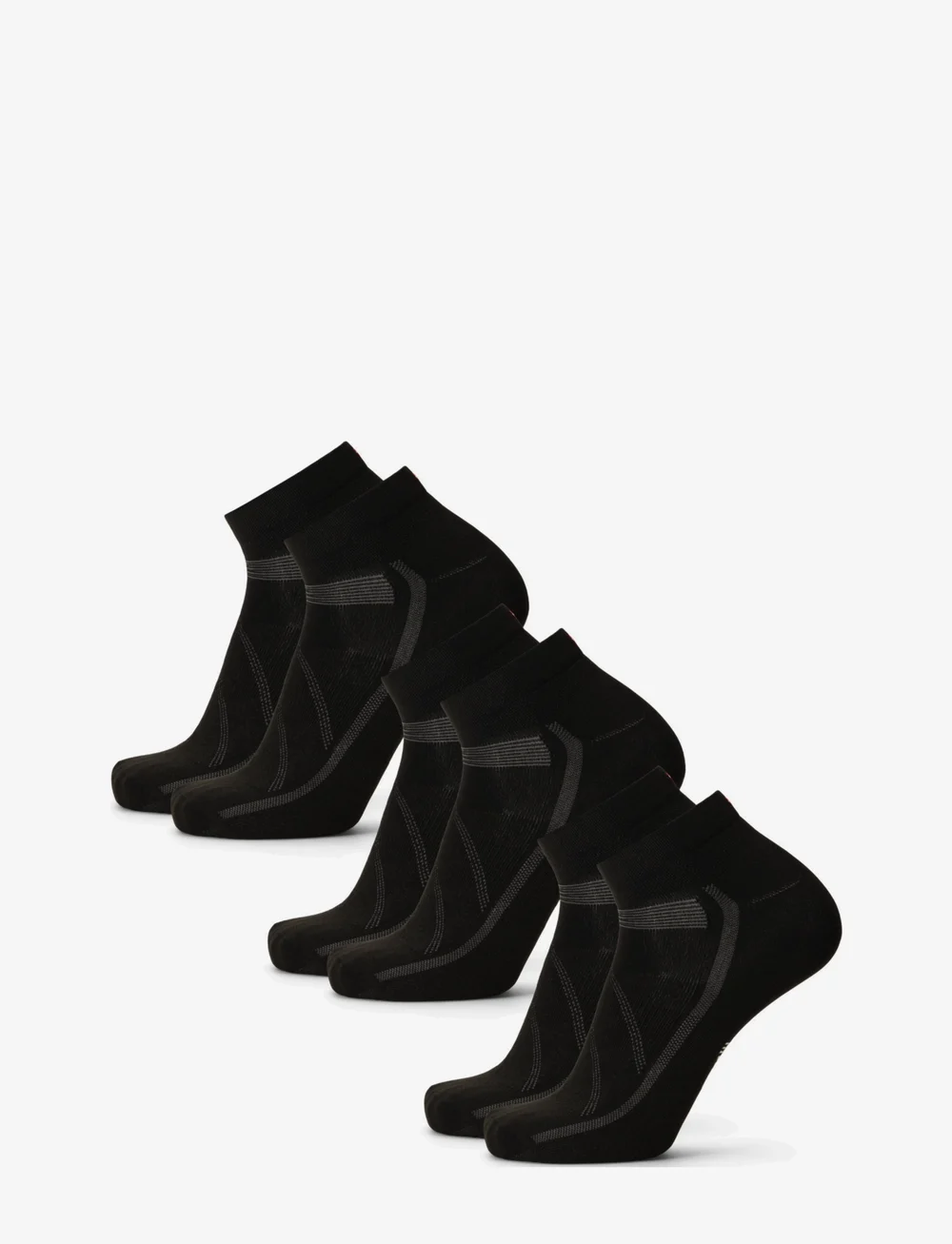 Danish Endurance - Low Cut Cycling Socks 3 Pack - sportsocken - black - 3