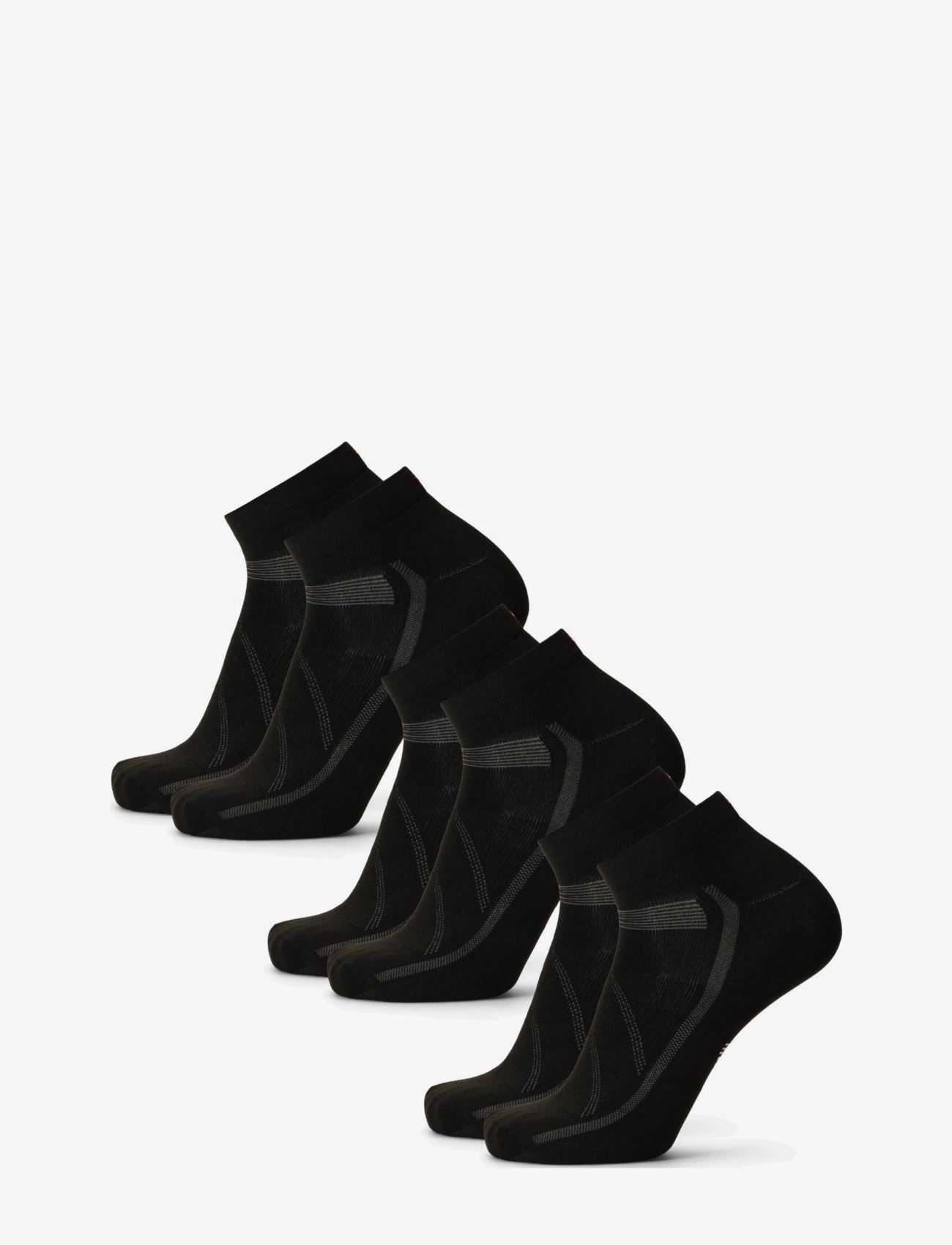 Danish Endurance - Aero Cycling Low-Cut Socks 3-pack - strümpfe - black - 3