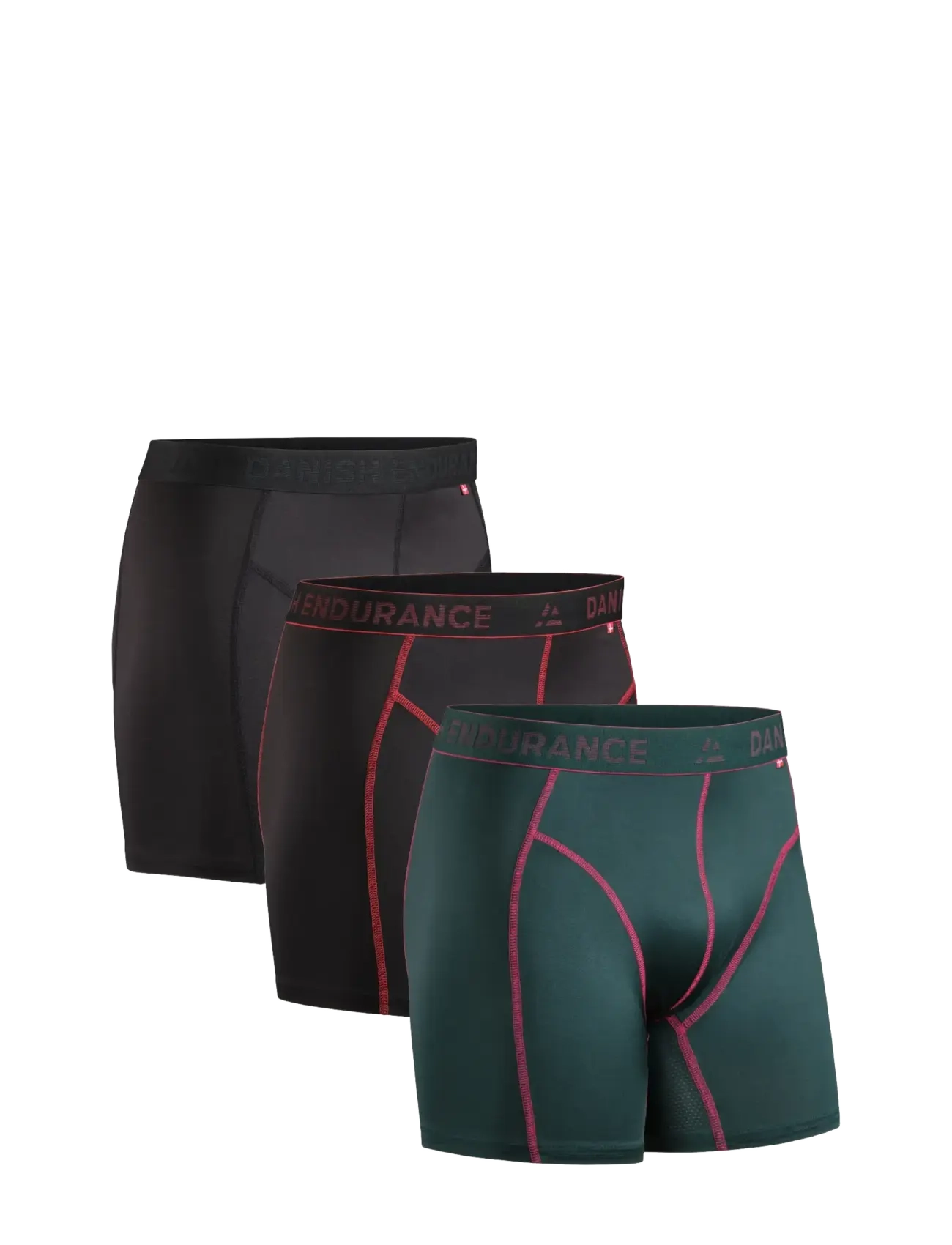 MULTICOLOR (1X BLACK, 1X BLACK/RED, 1X GREEN/PURPLE)