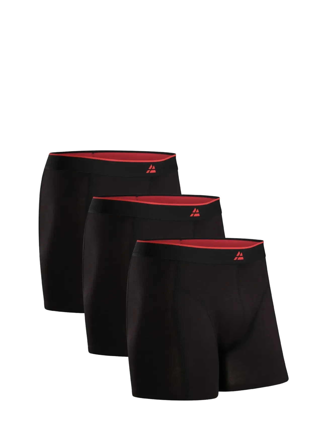 Danish Endurance Bamboo Trunks (Men) 3-pack - Underwear - BLACK / black