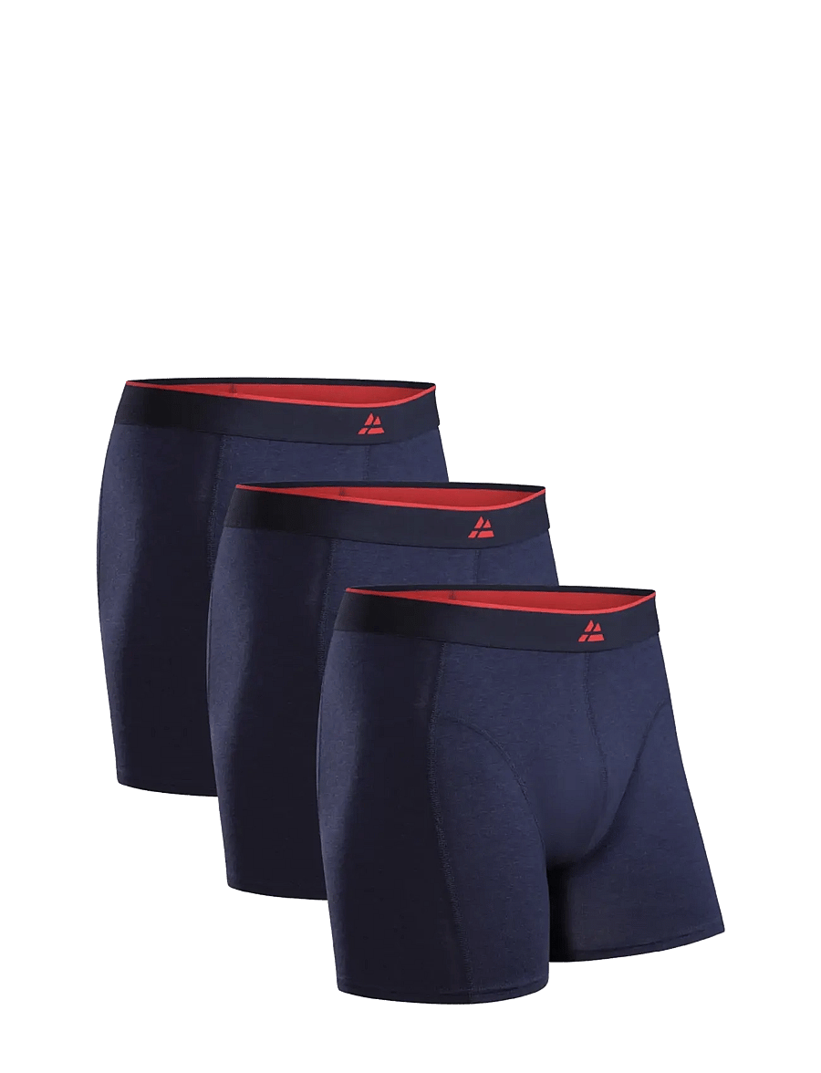 Danish Endurance - Bamboo Trunks (Men) 3-pack - bokserid - navy blue - 1
