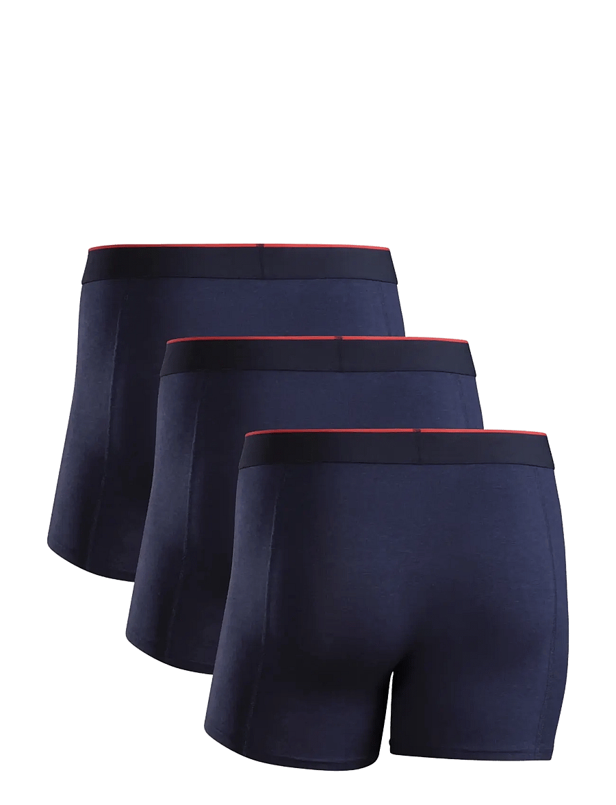 Danish Endurance - Bamboo Trunks (Men) 3-pack - bokserid - navy blue - 2