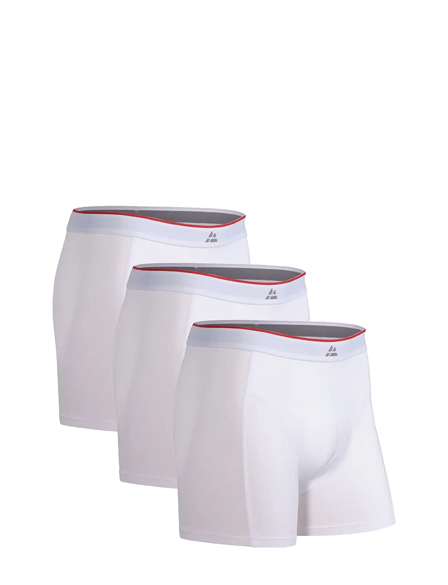 Danish Endurance - Bamboo Trunks (Men) 3-pack - bokserid - white - 0