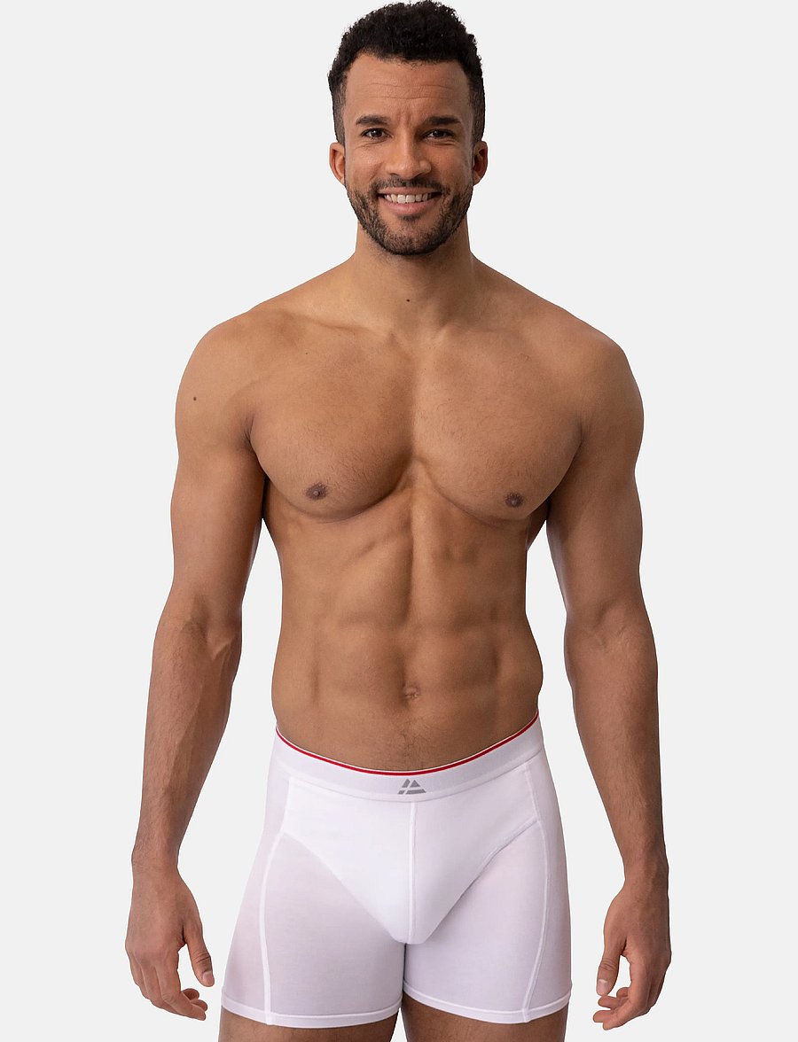 Danish Endurance - Bamboo Trunks (Men) 3-pack - bokserid - white - 2