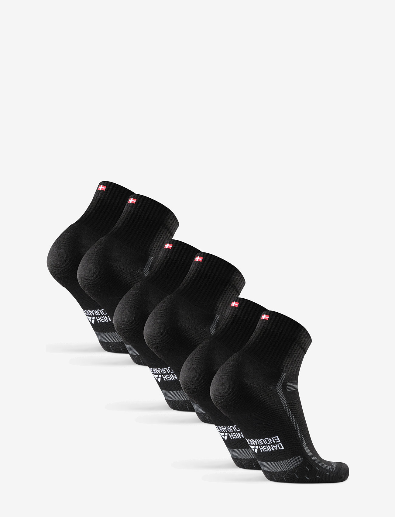 Danish Endurance - Long Distance Running Socks - sport socks - black/grey - 2