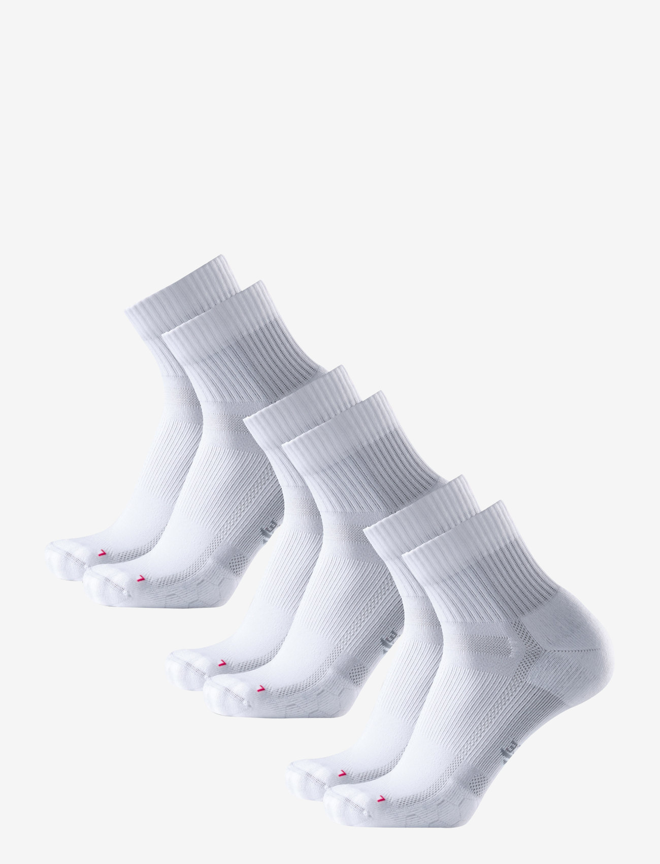 Danish Endurance - Long Distance Running Quarter Socks 3-pack - sportsocken - white - 2